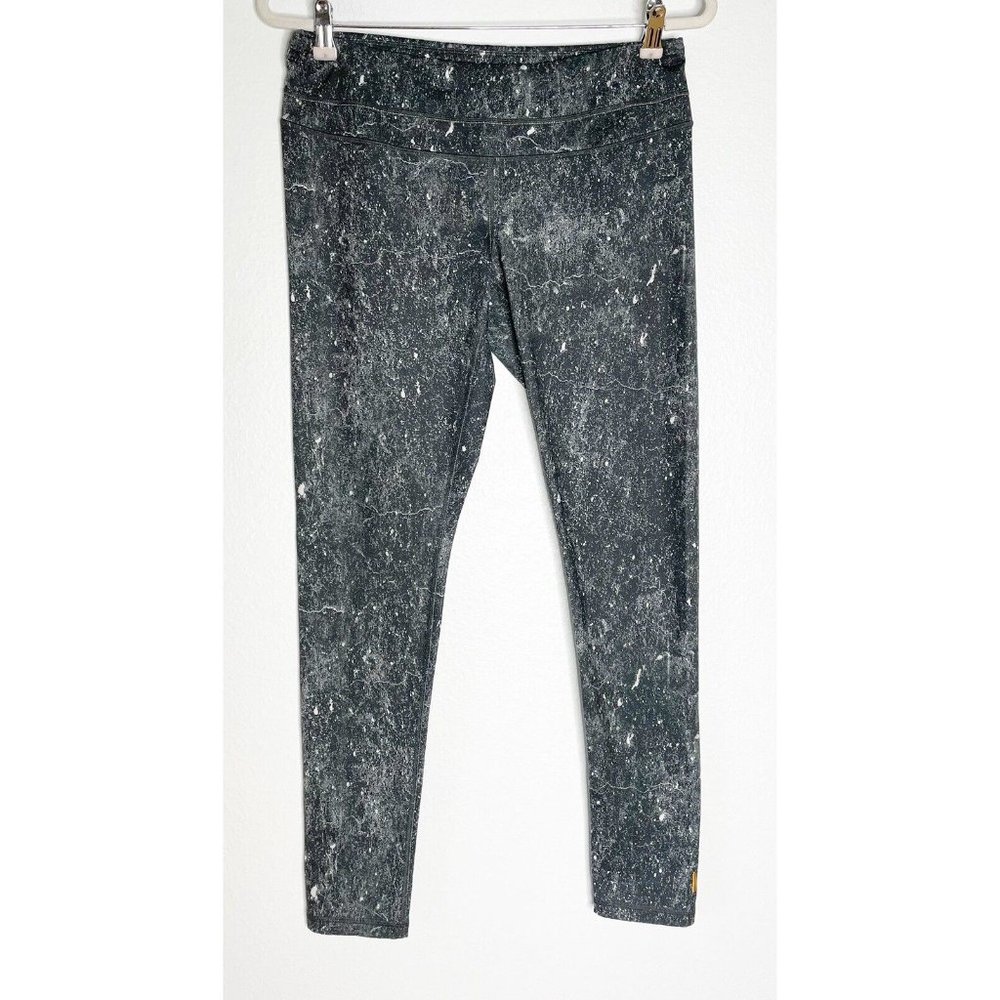 Lucy Black Marbled Leggings